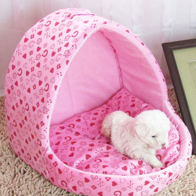 Small Pet Dogs Cats House Creative Yurt Shape Dog House, Size: L, 42*48*48cm, Size: L - DealBuddy
