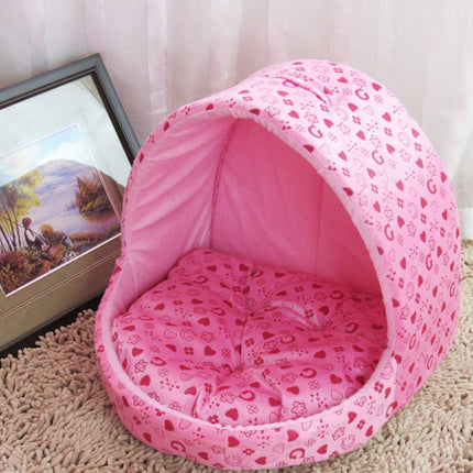 Small Pet Dogs Cats House Creative Yurt Shape Dog House, Size: L, 42*48*48cm, Size: L - DealBuddy