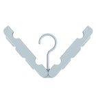 Foldable Clothes Hanger Drying Rack with 4 Hidden Clips for Home / Travel, Random Color Delivery