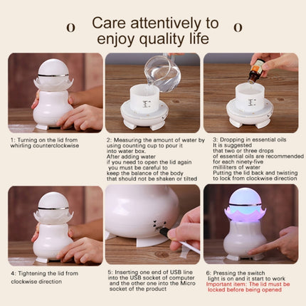 4W USB Charging Night Luminescent Pearl Ultrasonic Aromatherapy Humidifier with LED Colorful Light for Home / Office, Water Tank Capacity: 95ml, DC 5V - DealBuddy