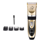 P2 110-240V Ceramics Titanium Professional Pet Electric Scissors Pets Hair Clippers with Four Combs, Ceramics Titanium Scissors - DealBuddy