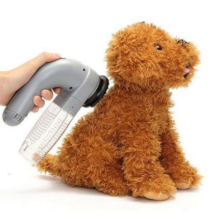 Portable Electric Pet Hair Suction Device Clipper Diagnostic-tool Grooming Pet Brush Comb Removal, Size: 19.0 x 11.0 x 6.0cm, Pet Hair Suction Clipper - DealBuddy