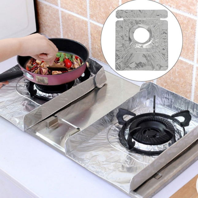 2 PCS Gas Stove Protectors Tableware Print Foil Heat-resistant Anti-Fouling Liner Cleaning Kitchen Tools Mat, HC3595A, HC3595B, HC3595C - DealBuddy