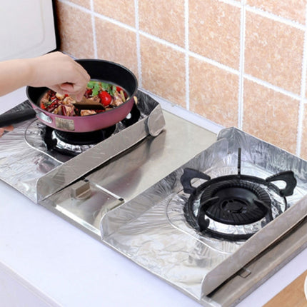 2 PCS Gas Stove Protectors Tableware Print Foil Heat-resistant Anti-Fouling Liner Cleaning Kitchen Tools Mat, HC3595A, HC3595B, HC3595C - DealBuddy