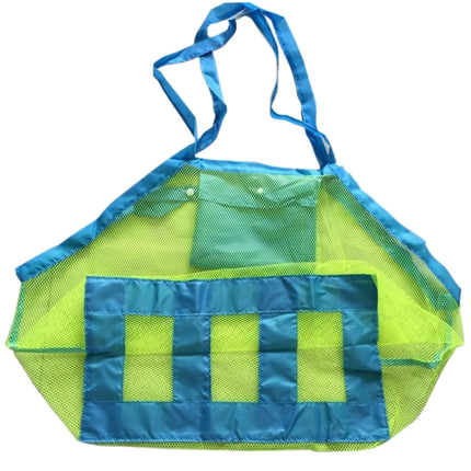 Portable Mesh Children Beach Dredging Tools Toy Quick Storage Bag Handbag