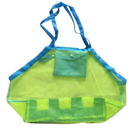 Portable Mesh Children Beach Dredging Tools Toy Quick Storage Bag Handbag