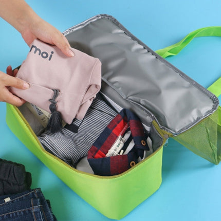 Portable Double Layer Mesh Sport Duffel Beach Picnic Shoulder Storage Bag Handbag, Double Layer Handbag(Green), Double Layer Handbag(Blue) - DealBuddy