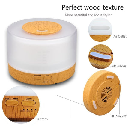 T700 Remote Control Clear White Air Humidifier Automatic Alcohol Sprayer Essential Oil Diffuser Ultrasonic Mist Maker Ultrasonic Aroma Diffuser Atomizer Color LED, Capacity: 700ml, DC 24V, US Plug, Wood Pattern (700ml), Clear White (700ml) - DealBuddy