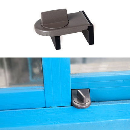 Sliding Sash Stopper Cabinet Locks & Straps Doors Security Anti-theft Lock Window Door Baby Safety Lock
