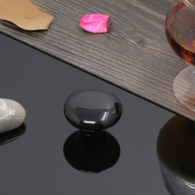 38mm Modern Literary Color Glazed Ceramic Cabinet Drawer Handle - DealBuddy