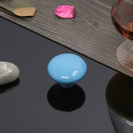 38mm Modern Literary Color Glazed Ceramic Cabinet Drawer Handle - DealBuddy