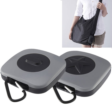 Creative Rotating Foldable Shopping Storage Bag Portable Large Capacity Eco-friendly Nylon Storage Bag, Random Pattern Delivery