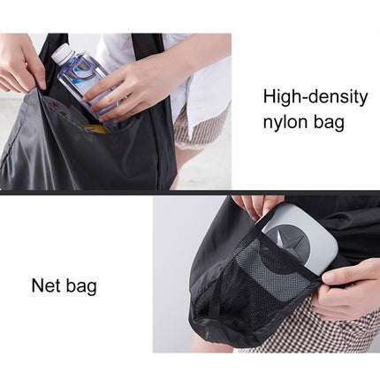 Creative Rotating Foldable Shopping Storage Bag Portable Large Capacity Eco-friendly Nylon Storage Bag, Random Pattern Delivery