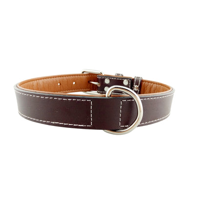 Leather Pet Dog Collar Pet Products Big Dog Collar, Size: M, 2 * 42cm, Size: M - DealBuddy