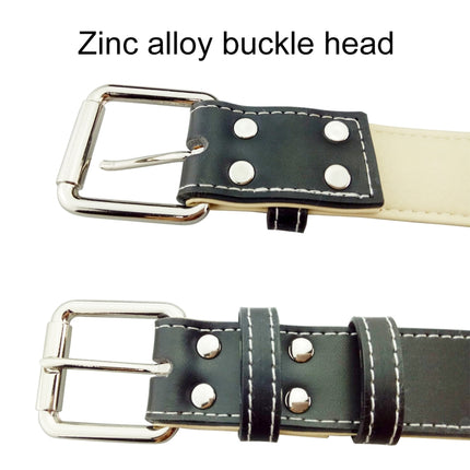 Leather Pet Dog Collar Pet Products Big Dog Collar, Size: M, 2 * 42cm, Size: M - DealBuddy