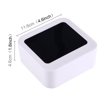 Desk Table Digital Backlight LED Alarm Clock with Time & Date & Temperature & Humidity Display