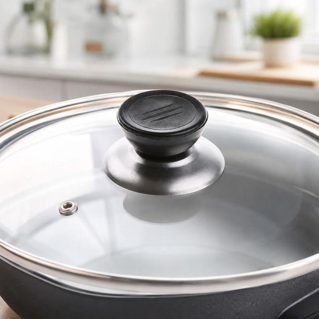 12 PCS Kitchen Universal Replaceable Pot Cover Handle Circular Plastic Knob, Pot Cover Plastic Knob
