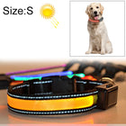 Medium and Large Dog Pet Solar + USB Charging LED Light Collar, Neck Circumference Size: S, 35-40cm, Size: S - DealBuddy