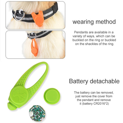 LED Night Light Pet Safety Collar Silicone Pendant - DealBuddy