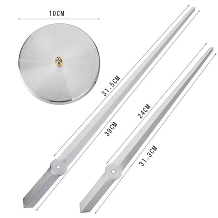 Creative DIY Stainless Steel Wall Clock Home Office Decoration