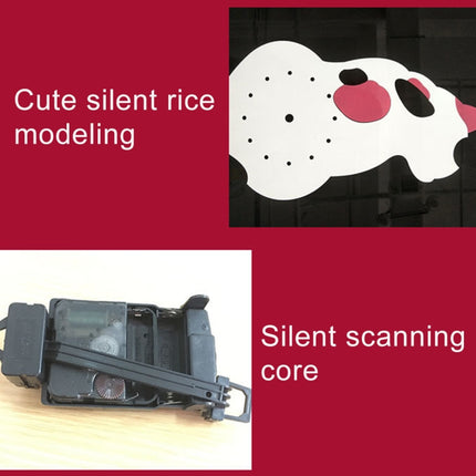 42x18cm Home Office Bedroom Decoration Battery Operated Cat Shaped Wall Clock with Swinging Tails