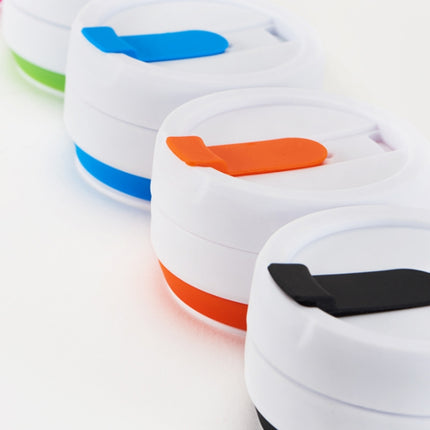 350ml Outdoor Pocket-Sized Coffee Tea Collapsible Travel Mug Silicone Cup with Lid - DealBuddy