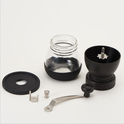 Portable Conical Burr Mill Manual Spice Herbs Hand Grinding Machine Coffee Bean Grinder with Seal Pot