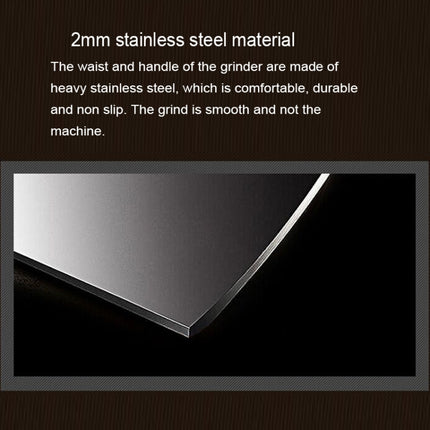 Portable Conical Burr Mill Manual Spice Herbs Hand Grinding Machine Coffee Grinder, Capacity: 36g