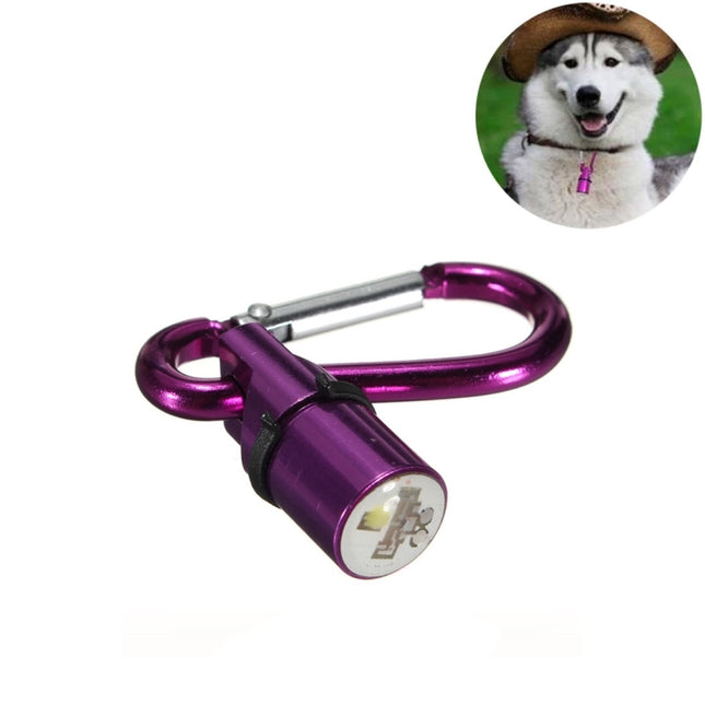Aluminum LED Flashing Safety Night Light Blinker Pet Pendant for Dog / Cat, Random Color Delivery, Night Light Blinker - DealBuddy