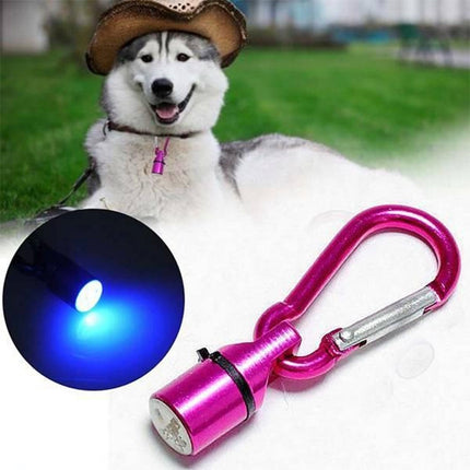 Aluminum LED Flashing Safety Night Light Blinker Pet Pendant for Dog / Cat, Random Color Delivery, Night Light Blinker - DealBuddy