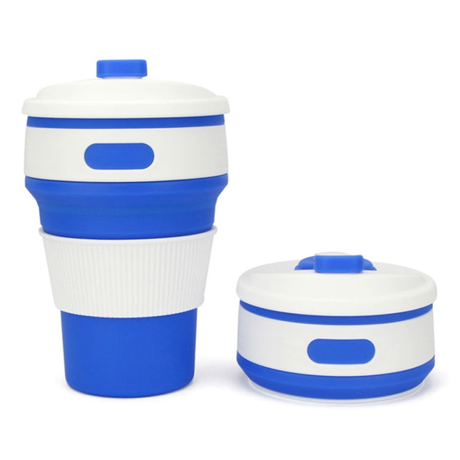 350ml Folding Portable Silicone Coffee Cup Multi-function Travel Cup - DealBuddy