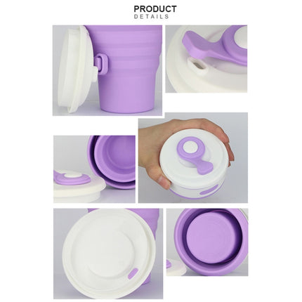 350ml Folding Portable Silicone Coffee Cup Multi-function Travel Cup - DealBuddy