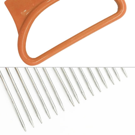 Stainless Steel Vegetable Onion Cutter Holder Meat Needle Kitchen Tools
