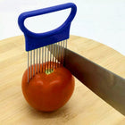 Stainless Steel Vegetable Onion Cutter Holder Meat Needle Kitchen Tools