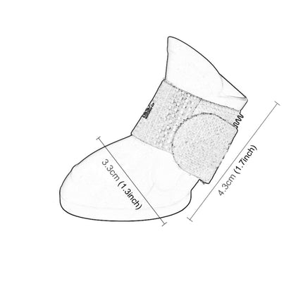 Lovely Pet Dog Shoes Puppy Candy Color Rubber Boots Waterproof Rain Shoes, S, Size:  4.3 x 3.3cm, Size: S 4.3 x 3.3cm S, Size: 4.3 x 3.3cm, Size: S 4.3 x 3.3cm - DealBuddy