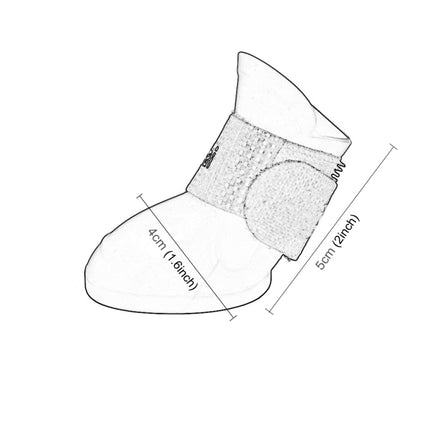 Lovely Pet Dog Shoes Puppy Candy Color Rubber Boots Waterproof Rain Shoes, M, Size:  5.0 x 4.0cm, Size: M 5.0 x 4.0cm, Size: 5.0 x 4.0cm - DealBuddy