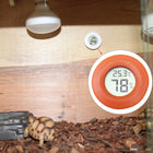 Digital Round Shaped Reptile Box Centigrade Thermometer & Hygrometer with Screen Display