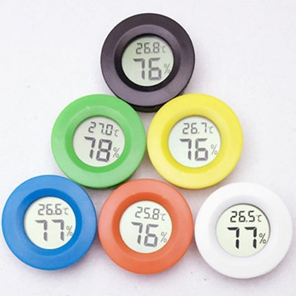 Digital Round Shaped Reptile Box Centigrade Thermometer & Hygrometer with Screen Display - DealBuddy