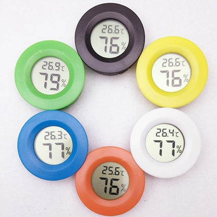 Digital Round Shaped Reptile Box Centigrade Thermometer & Hygrometer with Screen Display