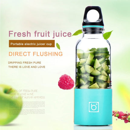 Bingo 500ml Mini Portable USB Rechargeable Electric Juicer Cup  Juicer Blender, 22000 Revolutions Per Minute, 2 Blade Head Blue, 2 Blade Head Purple, 2 Blade Head Red, 2 Blade Head Pink, 2 Blade Head Green - DealBuddy