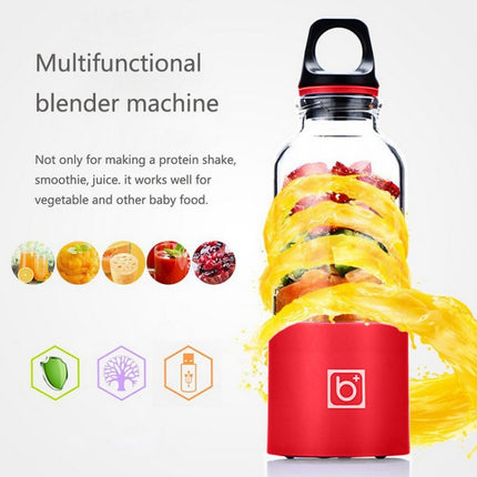 Bingo 500ml Mini Portable USB Rechargeable Electric Juicer Cup  Juicer Blender, 22000 Revolutions Per Minute