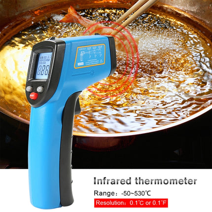 BENETECH GM531 Handheld Thermometer Cooking Digital Infrared Thermometer, Measure Range: -50~530 C - DealBuddy