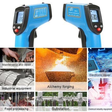 BENETECH GM531 Handheld Thermometer Cooking Digital Infrared Thermometer, Measure Range: -50~530 C - DealBuddy