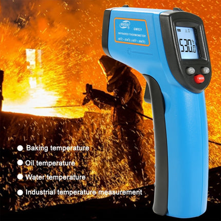 BENETECH GM531 Handheld Thermometer Cooking Digital Infrared Thermometer, Measure Range: -50~530 C - DealBuddy