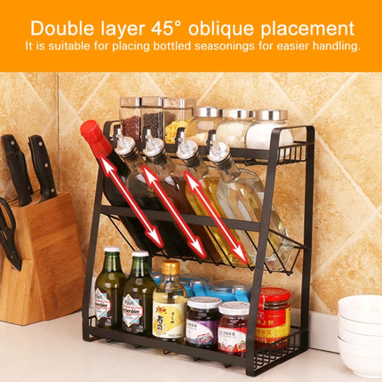 Creative Kitchen Three-layer Storage Shelf Spice Rack