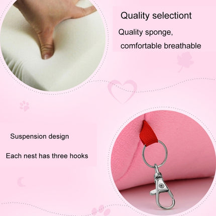 Flannel Cylinder Pet House Warm Hamster Hammock Hanging Bed Small Pets Nest, M, Size:10*12*12cm, Size:10*12*12cm - DealBuddy