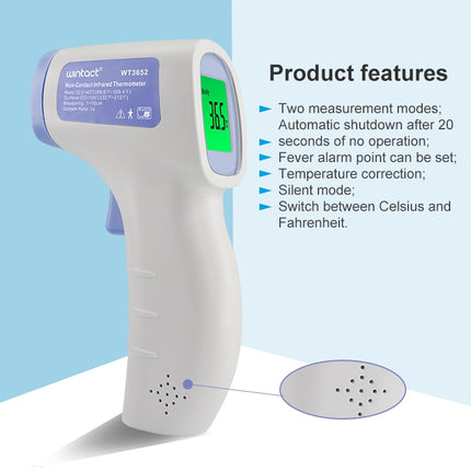 Wintact WT3652 Non-Contact Infrared Thermometer Temperature Measuring Machine - DealBuddy