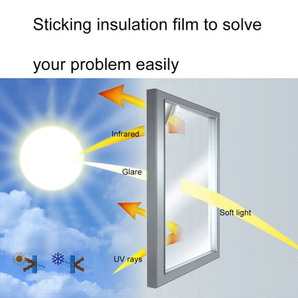 UV Reflective One Way Privacy Decoration Glass Window Film Sticker, Width: 40cm, Length: 1m