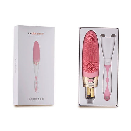 CNaier AE-8381 Household Waterproof Vibration Silicone Electric Massage Bath Body Brush