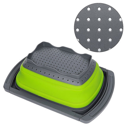 kn003 Household RetractableFruit and Vegetable Water Filter Basket Washing Basket